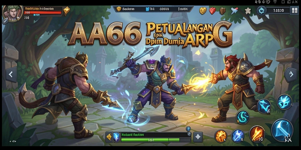 Tampilan gameplay seru dalam petualangan dunia ARPG.
