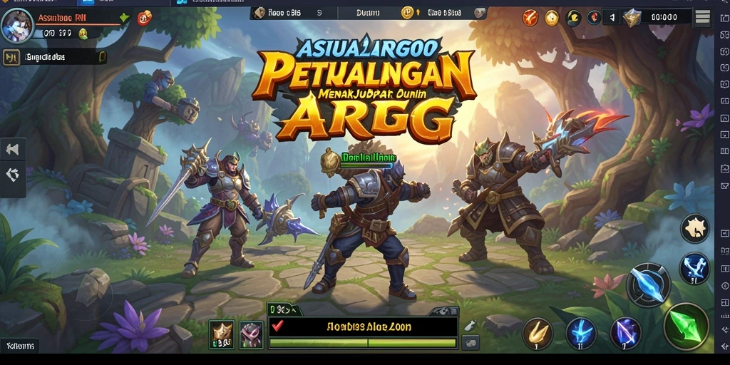 Tampilan gameplay ASIA200 menampilkan aksi pertarungan seru dan grafis memukau.