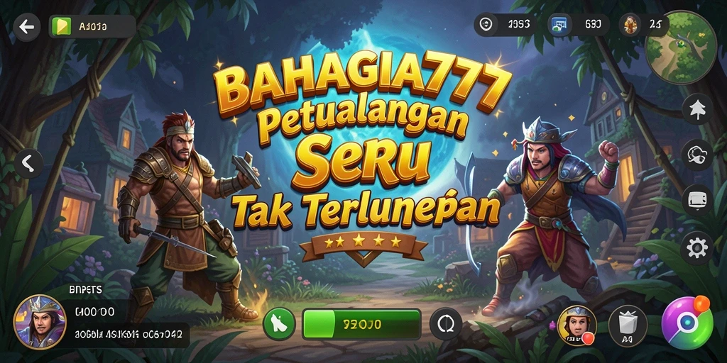 Gameplay BAHAGIA777 yang penuh warna dan menarik saat berpetualang.