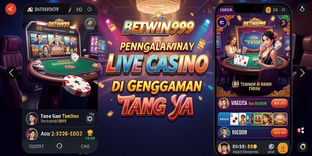 Tampilan gameplay Live Casino yang mendebarkan di BETWIN999.