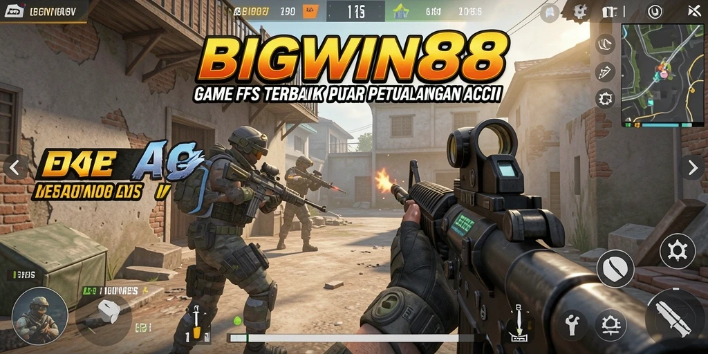 Tampilkan aksi mendebarkan dalam game FPS BIGWIN88.