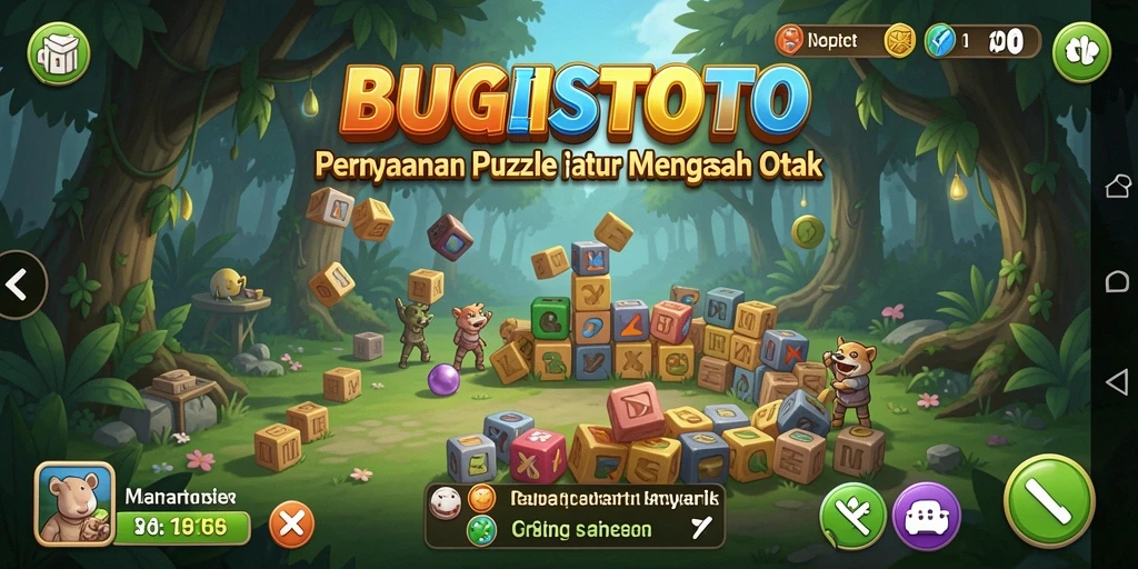Gambaran gameplay BUGISTOTO dengan tantangan menarik.