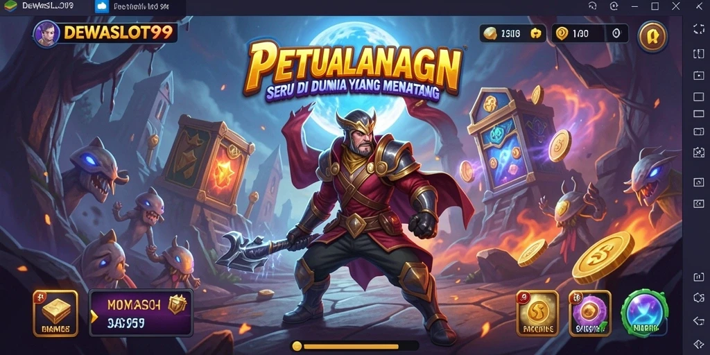 Tampilan gameplay menakjubkan dalam DEWASLOT99 yang penuh petualangan.