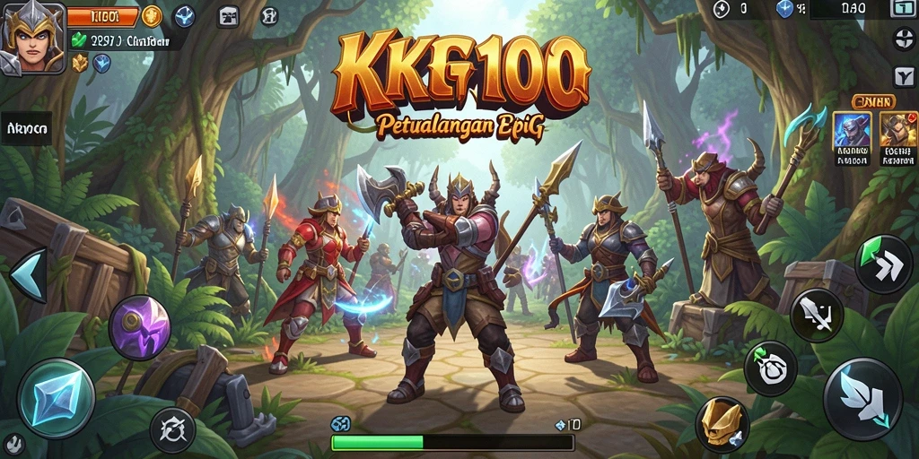 Tampilan luar biasa dari gameplay RPG KPK100 yang mendebarkan.