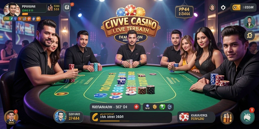 Gameplay Live Casino yang menyenangkan dan interaktif di PP444.