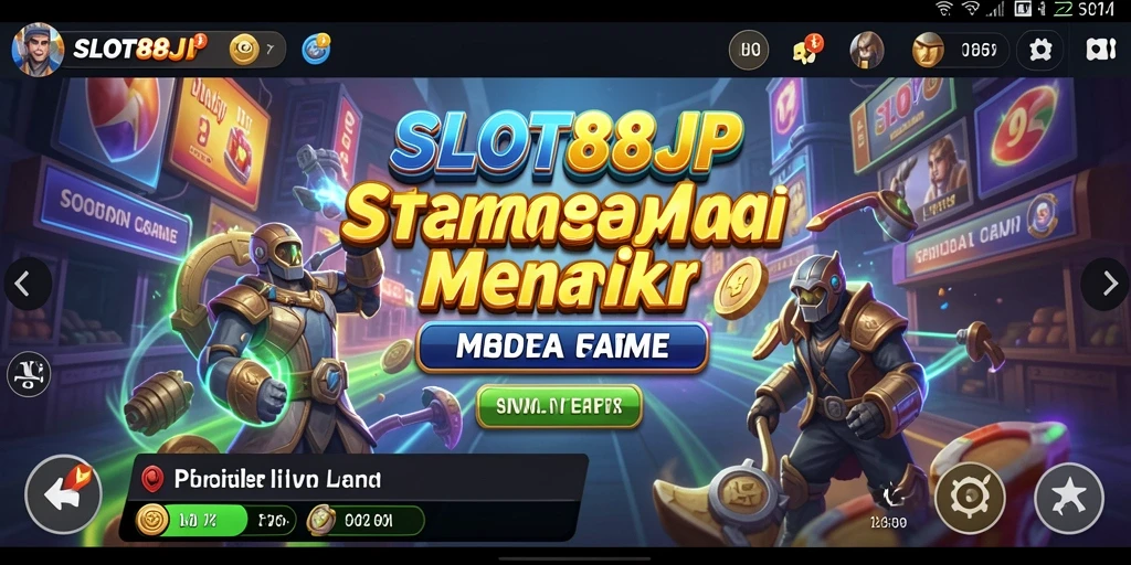 Screenshot SLOT88JP menunjukkan aksi strategis di medan perang.