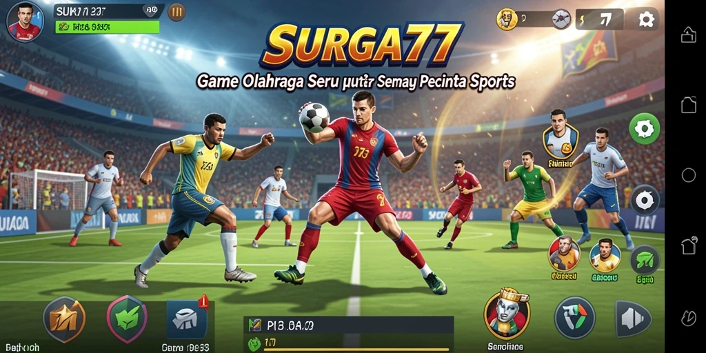 Tampilan seru dari gameplay SURGA77 yang mendebarkan.
