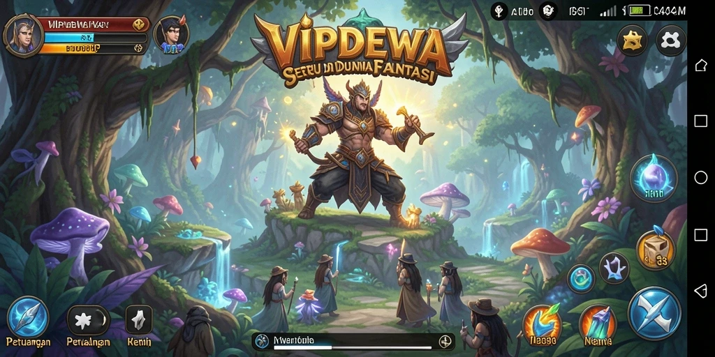 Screenshot utama dari VIPDEWA menampilkan aksi gameplay yang seru.