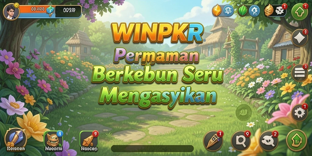 Menampilkan gameplay menyerupai pengalaman berkebun yang seru dan interaktif.