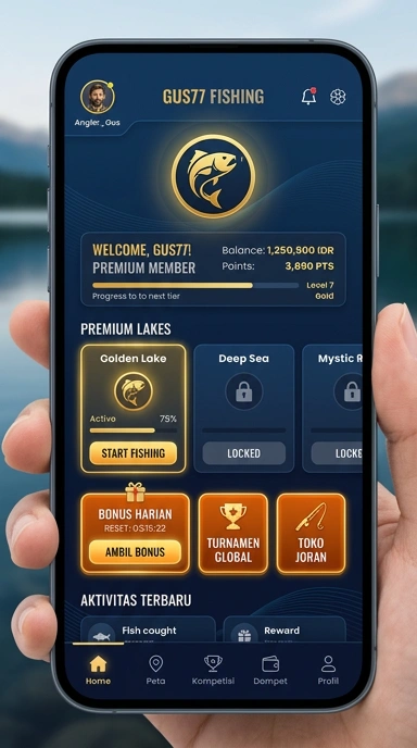 Proses pengunduhan aman di gus77 dengan verifikasi aplikasi.